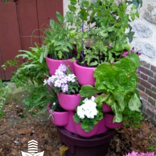 Jardin_composteur_permaculture_recyclage_fleur_decoration